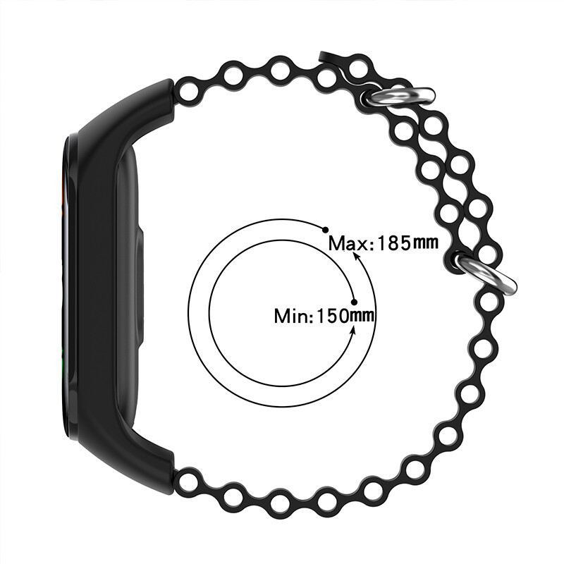 Remen za Xiaomi Mi Band 7 6 5 4 3 Pametna narukvica Sport Wrist Replacement Mekani silikonski ocean remen za Mi band 5 7 8 narukvica