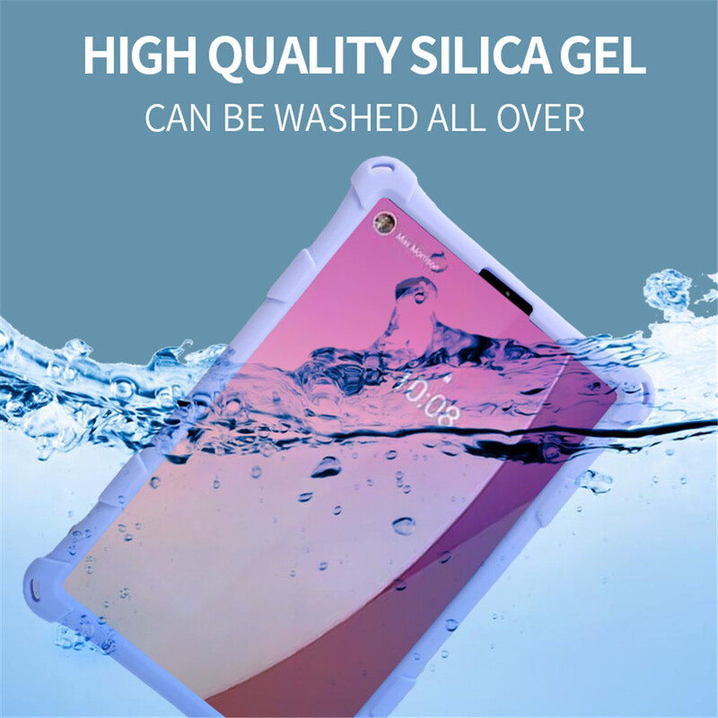 Mekana silikonska torbica za Lenovo Tab M9 TB-310FU TB-310XU Kickstand Kids Safe Tablet Cover Zaštita cijelog tijela Otporan na udarce Fundas