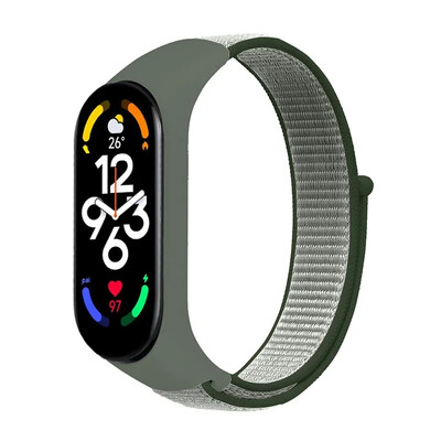Najlonska omča Mi band 4 5 6 remen zamjena mekana podesiva narukvica za ručni sat Pulsera correa za Xiaomi Mi band 3 4 5 6 7 narukvica