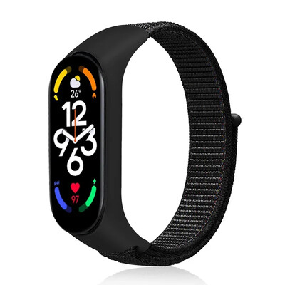 Najlonska omča Mi band 4 5 6 remen zamjena mekana podesiva narukvica za ručni sat Pulsera correa za Xiaomi Mi band 3 4 5 6 7 narukvica