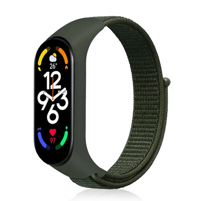 Najlonska omča Mi band 4 5 6 remen zamjena mekana podesiva narukvica za ručni sat Pulsera correa za Xiaomi Mi band 3 4 5 6 7 narukvica