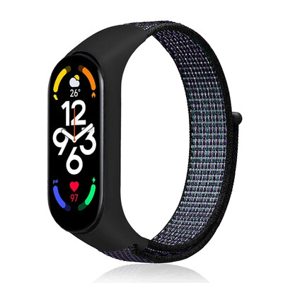 Najlonska omča Mi band 4 5 6 remen zamjena mekana podesiva narukvica za ručni sat Pulsera correa za Xiaomi Mi band 3 4 5 6 7 narukvica