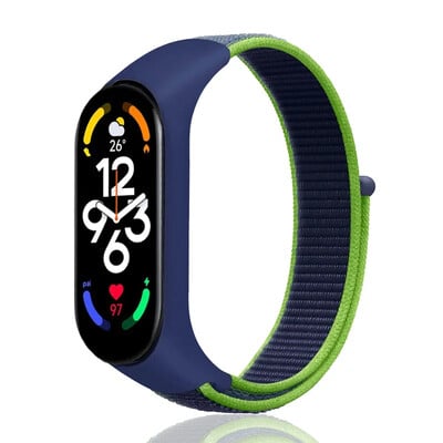 Najlonska omča Mi band 4 5 6 remen zamjena mekana podesiva narukvica za ručni sat Pulsera correa za Xiaomi Mi band 3 4 5 6 7 narukvica