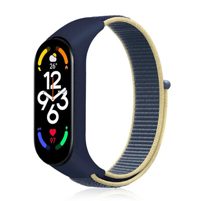 Najlonska omča Mi band 4 5 6 remen zamjena mekana podesiva narukvica za ručni sat Pulsera correa za Xiaomi Mi band 3 4 5 6 7 narukvica