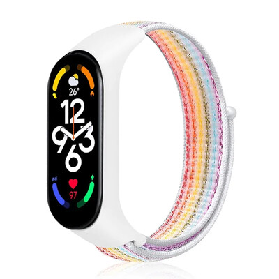 Najlonska omča Mi band 4 5 6 remen zamjena mekana podesiva narukvica za ručni sat Pulsera correa za Xiaomi Mi band 3 4 5 6 7 narukvica