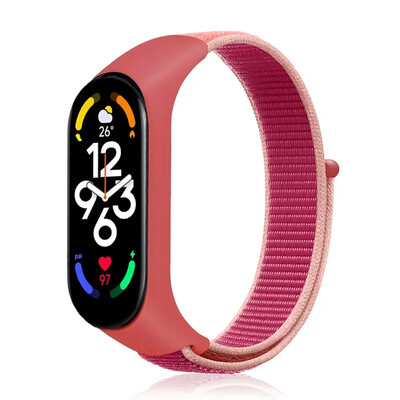 Najlonska omča Mi band 4 5 6 remen zamjena mekana podesiva narukvica za ručni sat Pulsera correa za Xiaomi Mi band 3 4 5 6 7 narukvica