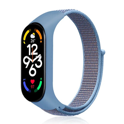 Najlonska omča Mi band 4 5 6 remen zamjena mekana podesiva narukvica za ručni sat Pulsera correa za Xiaomi Mi band 3 4 5 6 7 narukvica