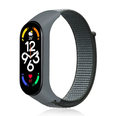 Najlonska omča Mi band 4 5 6 remen zamjena mekana podesiva narukvica za ručni sat Pulsera correa za Xiaomi Mi band 3 4 5 6 7 narukvica