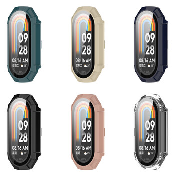 Θήκη+Γυαλί για υπολογιστή Xiaomi Mi Band 9 All-around Προφυλακτήρας Αντιχαρακτηριστικό κάλυμμα + Προστατευτικό οθόνης για αξεσουάρ Mi Band 9