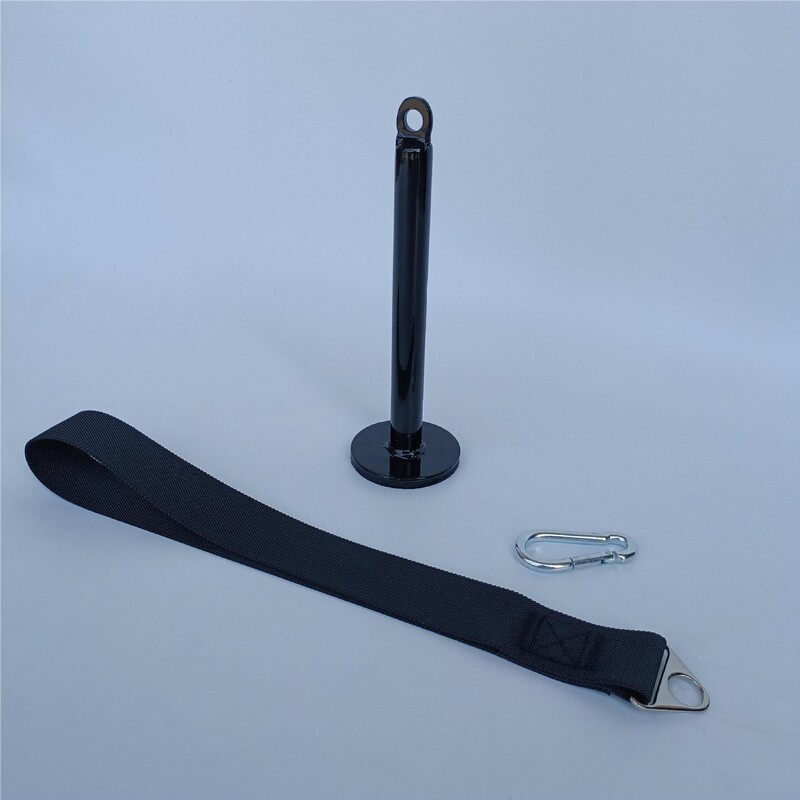 Vystosi populiarus nailoninis rankų ir rankų stipriklis su pirštų ir nykščių kilpa