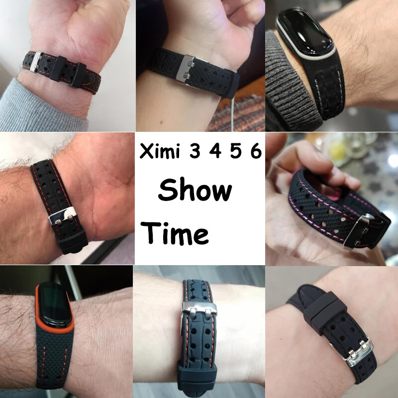 Silikon za Xiaomi Mi band 7 narukvicu s remenčićem Sportska gumena narukvica za sat Zamjenski remen za pametni sat za narukvicu Mi Band 3 4 5 6 7