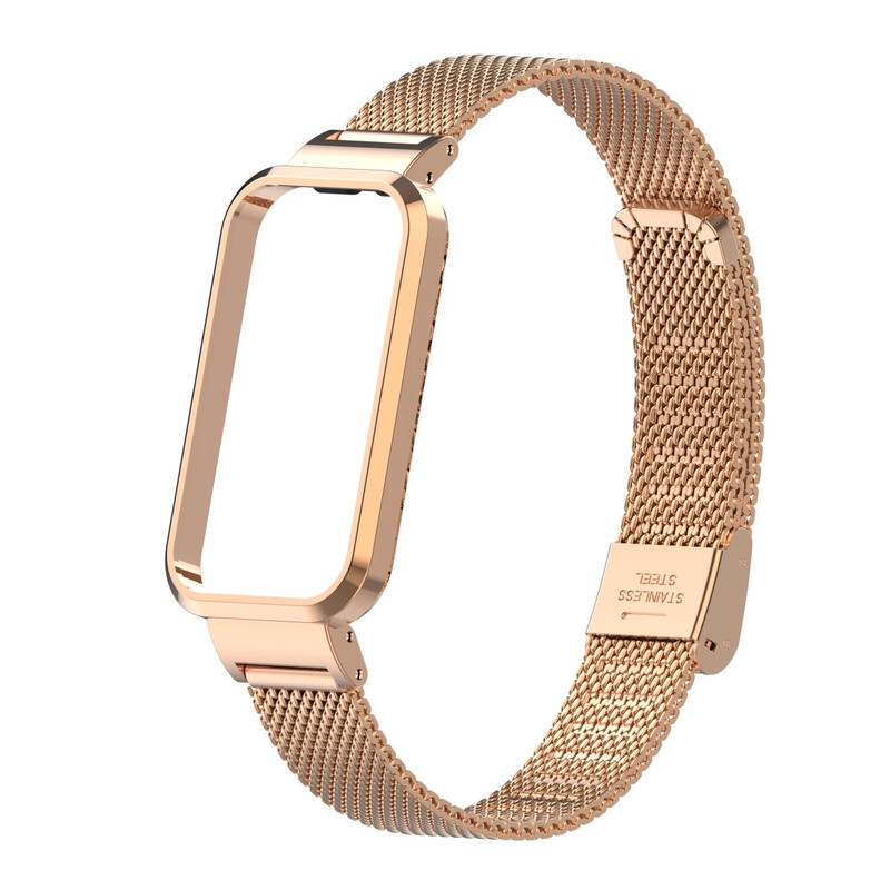 Metalni remen za Redmi Band Pro Dodaci za pametne satove Narukvica od nehrđajućeg čelika Zaštitna maska za redmi Band Pro Zaštitna maska