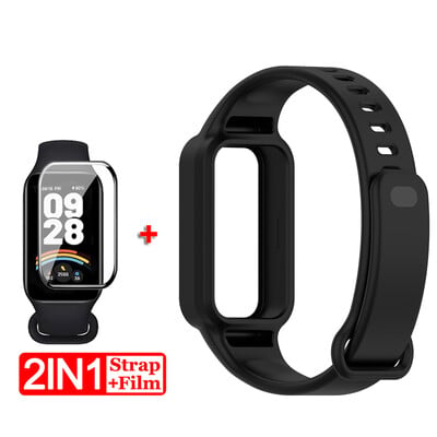 Резервна каишка за Xiaomi Smart Band 9 Активна каишка Correa Силиконова каишка за часовник Каишка за Redmi Smart Band 3 Гривна за каишка