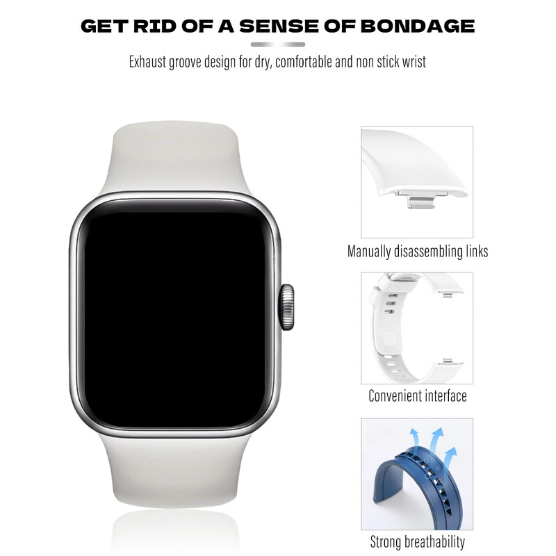 Originalni silikonski remen za Redmi sat 4 SmartWatch narukvica za Xiaomi Mi Band 8 Pro/ 9 Pro Narukvica Remen za sat Dodaci