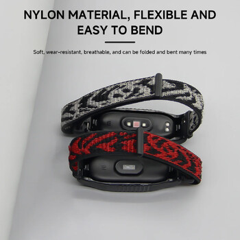 За Xiaomi Smart Band 8 Active Strap Nylon Loop Wristband Гривна За Mi Band 8 Active Smart Watch Band Аксесоари за колан Correa