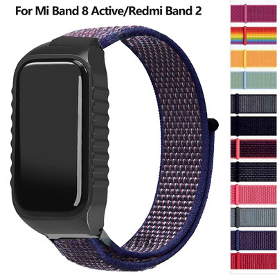 Για Xiaomi Smart Band 8 Active Strap Nylon Loop Wristband βραχιόλι για Mi Band 8 Active Smart Band Αξεσουάρ ζώνης Correa