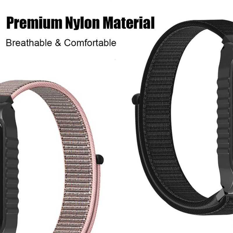 Za Xiaomi Smart Band 8 Active Strap Najlon Loop Wristband Narukvica Za Mi Band 8 Active Smart Watch Band Correa Dodaci za pojas
