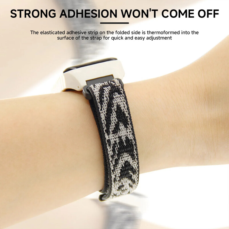 Za Xiaomi Smart Band 8 Active Strap Najlon Loop Wristband Narukvica Za Mi Band 8 Active Smart Watch Band Correa Dodaci za pojas