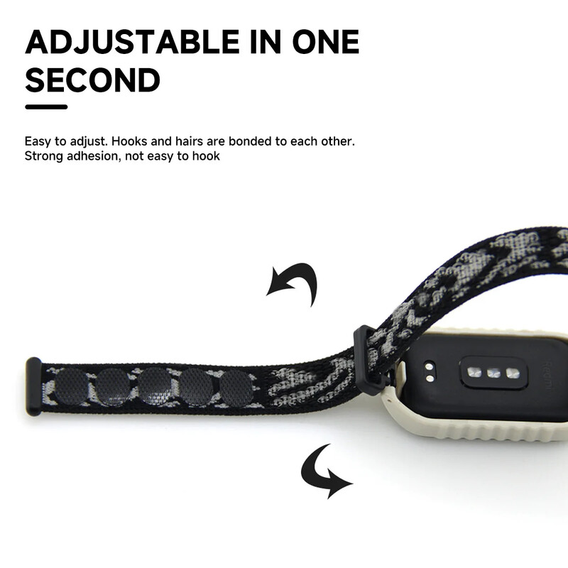 Za Xiaomi Smart Band 8 Active Strap Najlon Loop Wristband Narukvica Za Mi Band 8 Active Smart Watch Band Correa Dodaci za pojas