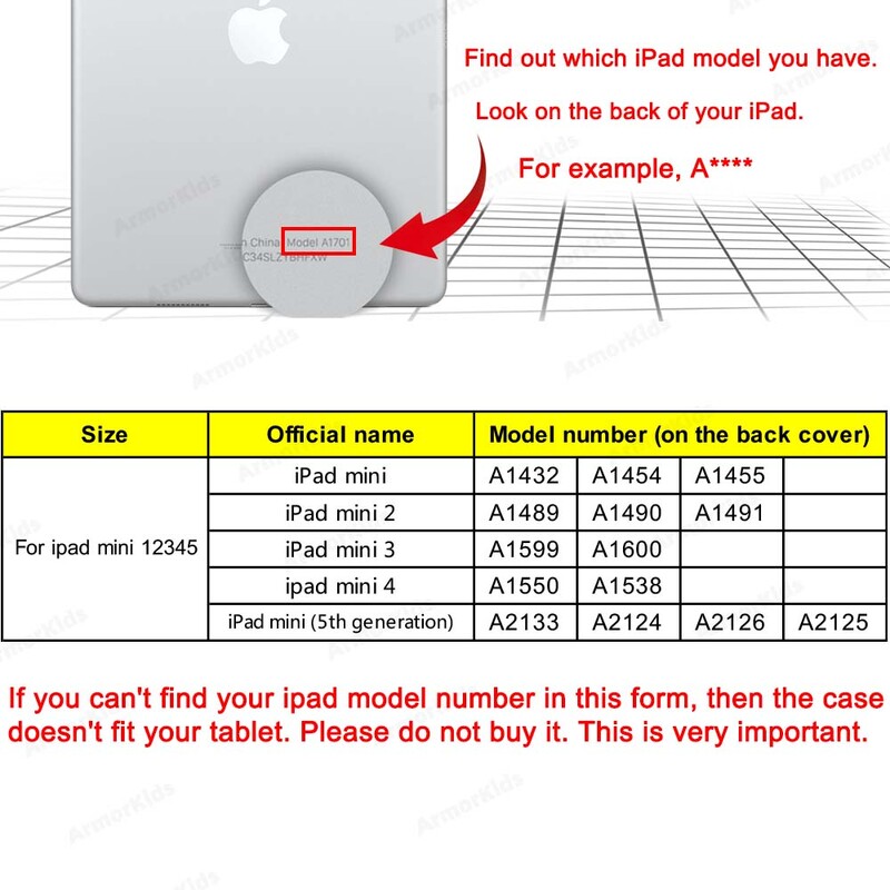 Za ipad mini 1 2 3 4 5 torbica s remenom EVA materijali poklopac tableta Funkcija držača za ipad mini torbica za djecu