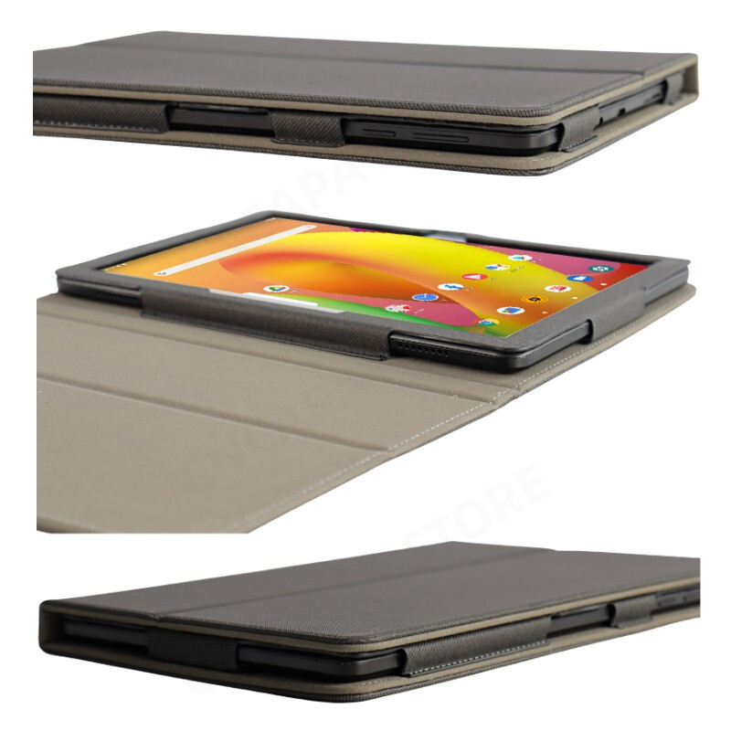 Folio PU кожен сгъваем калъф за стойка за TCL Tab 10L Case 8491X 10.1" Tablet PC Magnetic Funda