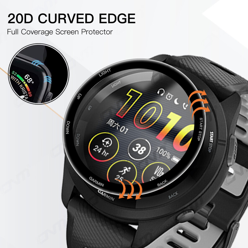 20D zaštitna folija za Garmin Forerunner 965 265 265S Fleksibilna zaštitna folija protiv ogrebotina za Garmin 965 Full Coverage Film