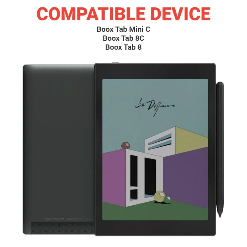 Tasuta ekraanikile Funda Onyx Boox Tab Mini C 7,8-tollise ümbrisega kokkupandav aluse kate Boox Tab 8C jaoks TPU turvapatjade põrutuskindel kest