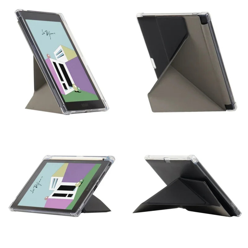 Tasuta ekraanikile Funda Onyx Boox Tab Mini C 7,8-tollise ümbrisega kokkupandav aluse kate Boox Tab 8C jaoks TPU turvapatjade põrutuskindel kest