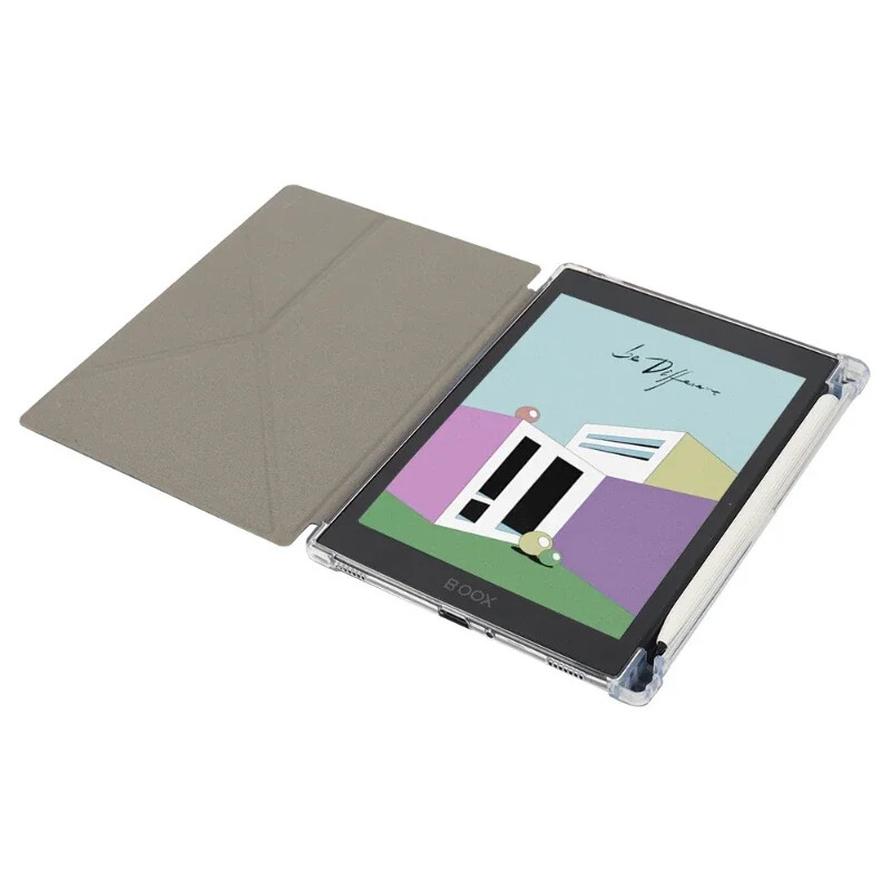 Tasuta ekraanikile Funda Onyx Boox Tab Mini C 7,8-tollise ümbrisega kokkupandav aluse kate Boox Tab 8C jaoks TPU turvapatjade põrutuskindel kest