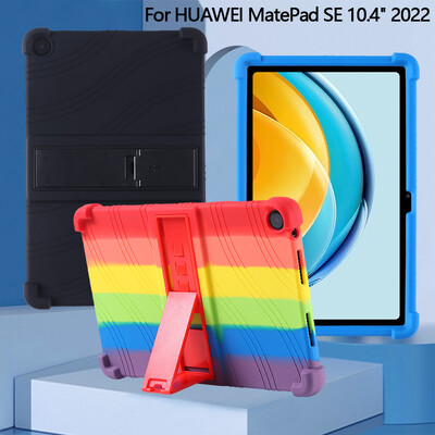 Pentru HUAWEI MatePad SE 10.4" 2022 Husă rezistentă la șoc pentru tabletă, husă pentru matepad se AGS5-L09 W09 10.4" Carcasă de protecție pentru suport din silicon