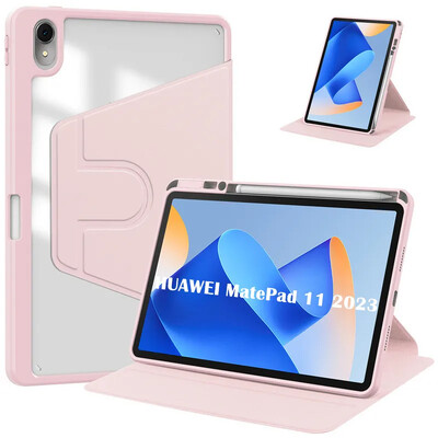 Για Huawei MatePad 11 2021/2023 10,95" DBY-W09 Ακρυλικό Περιστρεφόμενο με Μολυβοθήκη Έξυπνο κάλυμμα βάσης για ταμπλέτες MatePad 11 DBR-W00