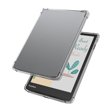 Clear Case for Pocketbook 740 InkPad 3/InkPad 3 Pro e-Reader - Λεπτό ελαφρύ διαφανές μαλακό πίσω κάλυμμα από σιλικόνη