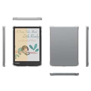 Clear Case for Pocketbook 740 InkPad 3/InkPad 3 Pro e-Reader - Λεπτό ελαφρύ διαφανές μαλακό πίσω κάλυμμα από σιλικόνη