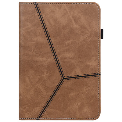 Coque за iPad Mini 6 2021 Калъф 8,3" релефна кожена стойка Калъф за таблет за Funda iPad Mini 6 Case 2021