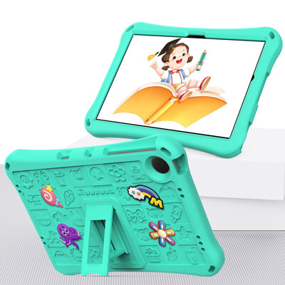 Samsung Galaxy Tab A7 Lite 8.7 2021 SM-T220 T225 Kids Bracket Case Tab A9 2023 SM-X110 X115 X117 ar plecu siksnas pārsegu