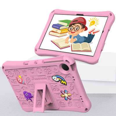 Samsung Galaxy Tab A7 Lite 8.7 2021 SM-T220 T225 Kids Bracket Case Tab A9 2023 SM-X110 X115 X117 ar plecu siksnas pārsegu