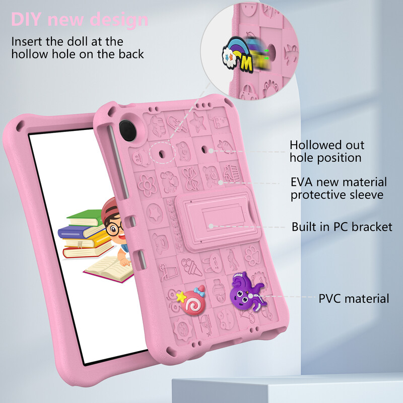 Za Samsung Galaxy Tab A7 Lite 8.7 2021 SM-T220 T225 Dječja futrola Tab A9 2023 SM-X110 X115 X117 s poklopcem za naramenicu