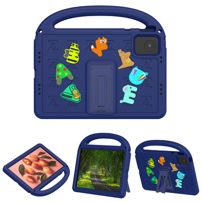 Детски EVA калъф за Xiaomi Redmi Pad SE 2023 11 инча Модел 23073RPBFG Сладко покритие със стойка, удароустойчиво с преносим държач Funda