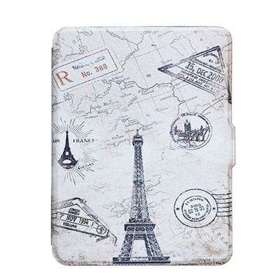 Kindle 7th E-book Case 2014 Modelis Nr.: WP63GW Retro Classic Smart PU odinis viršelis su automatiniu užmigimo / pažadinimo funkcija