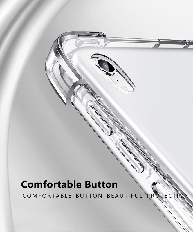 За Samsung Galaxy Tab A7 Lite Case 8.7 Inch 2021 SM-T220 SM-T225 Cover TPU Каучук Мека прозрачна прозрачна защита на ръбовете