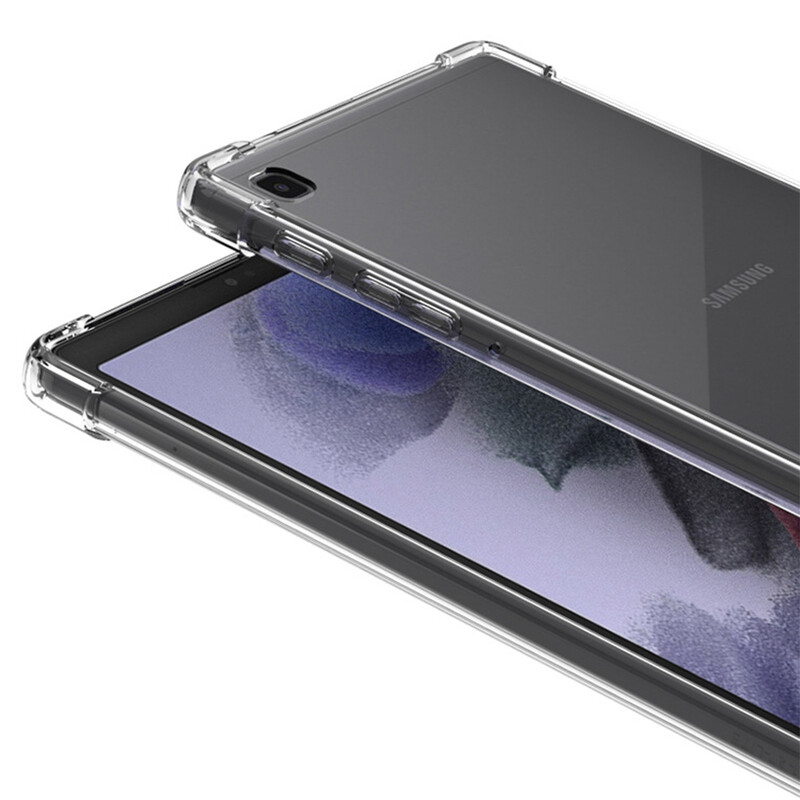 За Samsung Galaxy Tab A7 Lite Case 8.7 Inch 2021 SM-T220 SM-T225 Cover TPU Каучук Мека прозрачна прозрачна защита на ръбовете