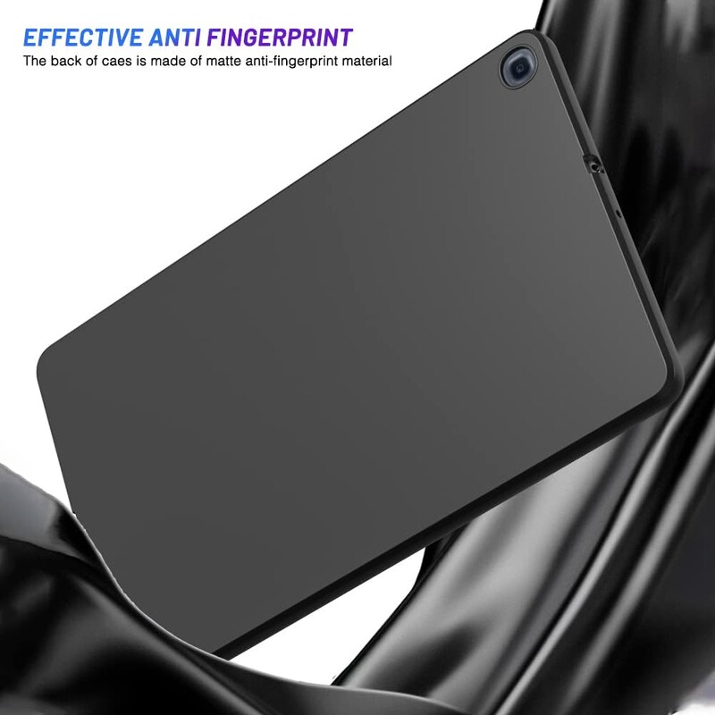 Tablet maska za Samsung Galaxy Tab A 10.1" 2019 SM-T515 SM-T510 mekani TPU silikon crna zaštitna školjka otporna na udarce protiv pada
