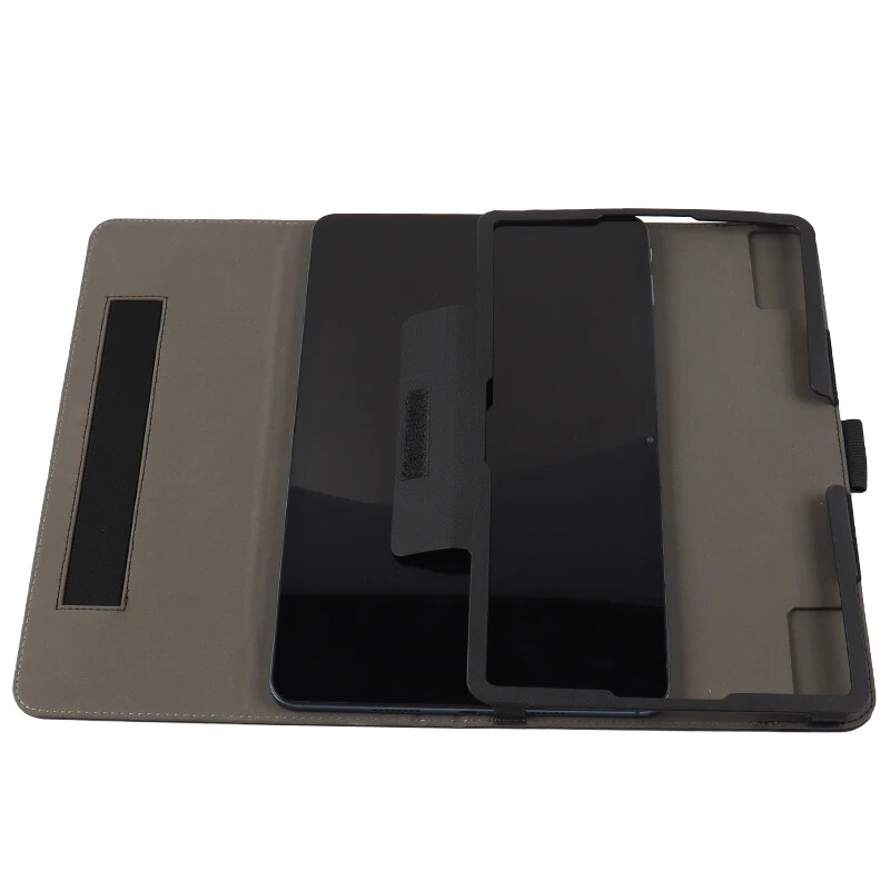 За Oukitel OT5S OT5 12" Tablet PC PU кожен магнитен калъф с каишка за ръка