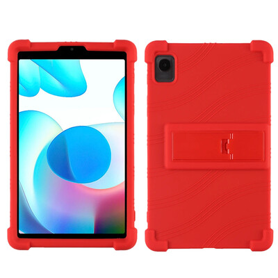 За Realme Pad Mini 2022 RMP2105 8.7" Tablet PC Мек силиконов калъф с удароустойчиво покритие със задна стойка