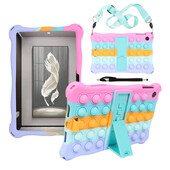 Mekana silikonska dječja torbica za OPPO Pad Air 10.36 11.0 inča KickStand navlaka za Realme Pad Mini 8.7 10.4 2021 s remenom za nošenje