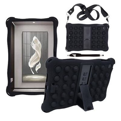 Mekana silikonska dječja torbica za OPPO Pad Air 10.36 11.0 inča KickStand navlaka za Realme Pad Mini 8.7 10.4 2021 s remenom za nošenje