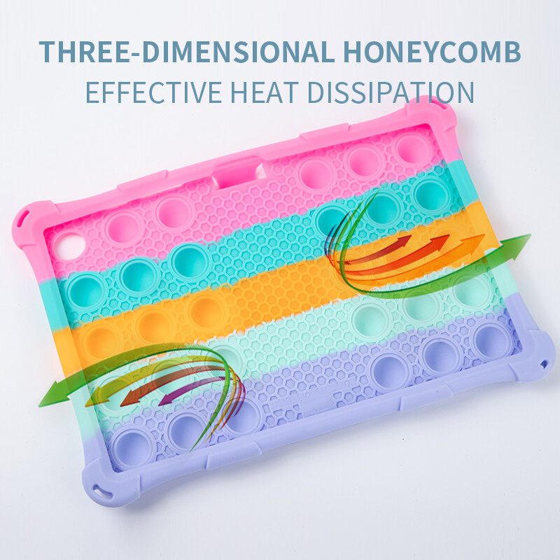 Mekana silikonska dječja torbica za OPPO Pad Air 10.36 11.0 inča KickStand navlaka za Realme Pad Mini 8.7 10.4 2021 s remenom za nošenje