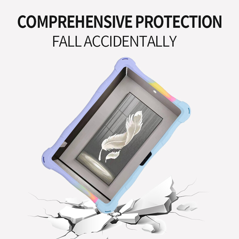 Mekana silikonska dječja torbica za OPPO Pad Air 10.36 11.0 inča KickStand navlaka za Realme Pad Mini 8.7 10.4 2021 s remenom za nošenje