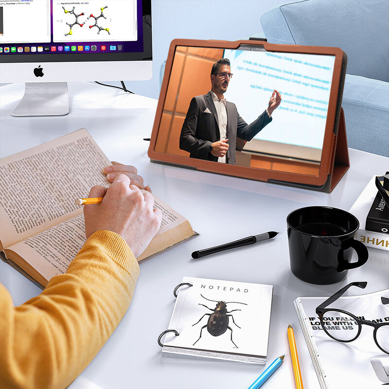 Prikladno za OUKITEL OT5S Tablet torbica PU kožna 12 inčna jednobojna magnetna izdržljiva torbica protiv pada