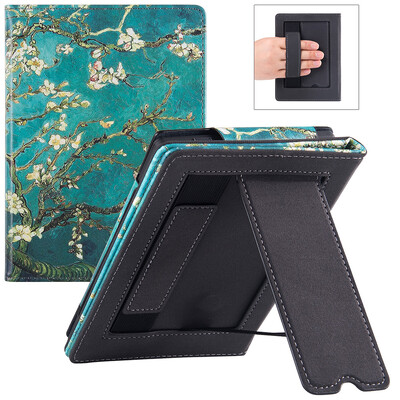 Torbica za novi 6 inčni Meebook M6 eReader - vrhunska PU kožna zaštitna navlaka s remenom za ruku